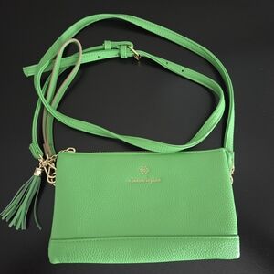NWOT Nanette Lepore Green Crossbody Bag